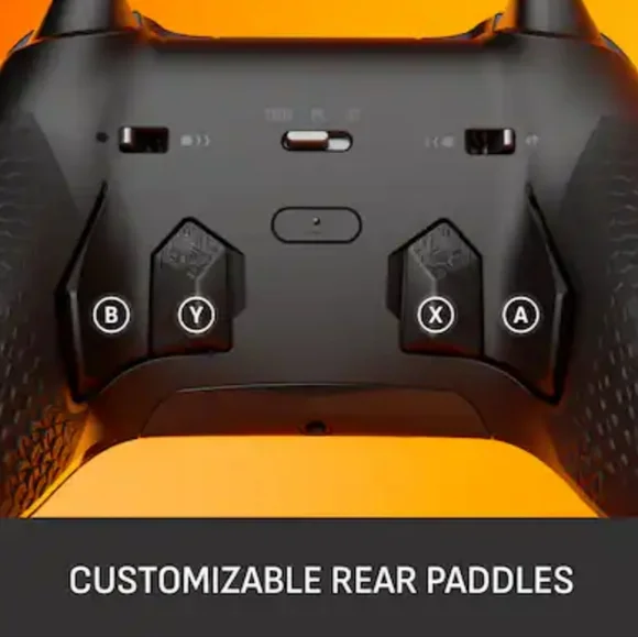 Wireless Controller - Black with Orange Accents Controllers